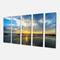 Designart - Beautiful Sunrise and Seashore - Large Seashore Canvas Wall Art